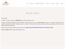 Tablet Screenshot of iransaffrons.com